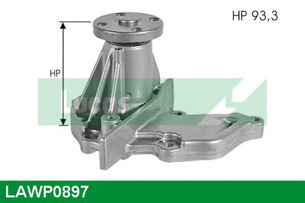 LUCAS ENGINE DRIVE LAWP0897 Водяний насос