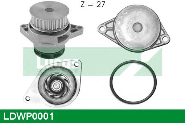 LUCAS ENGINE DRIVE LDWP0001 Водяний насос