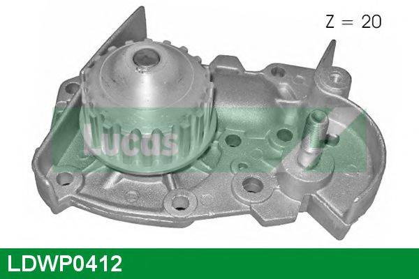 LUCAS ENGINE DRIVE LDWP0412 Водяний насос