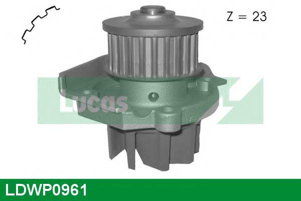 LUCAS ENGINE DRIVE LDWP0961 Водяний насос