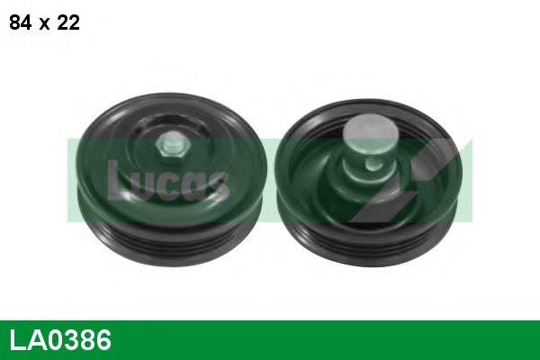 LUCAS ENGINE DRIVE LA0386 Натяжний ролик, полікліновий ремінь