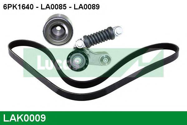 LUCAS ENGINE DRIVE LAK0009 Полікліновий ремінний комплект