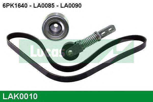 LUCAS ENGINE DRIVE LAK0010 Полікліновий ремінний комплект