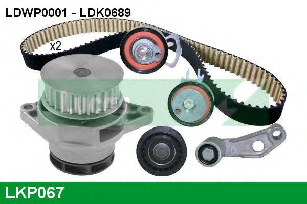 LUCAS ENGINE DRIVE LKP067 Водяний насос + комплект зубчастого ременя