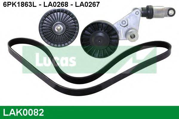 LUCAS ENGINE DRIVE LAK0082 Полікліновий ремінний комплект