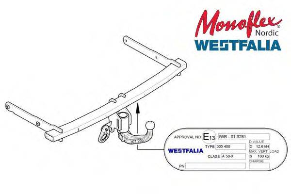 MONOFLEX 305400 Причіпне обладнання