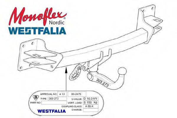 MONOFLEX 303273 Причіпне обладнання