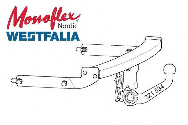 MONOFLEX 321543 Причіпне обладнання