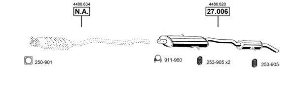 ASMET CH270305 Система випуску ОГ