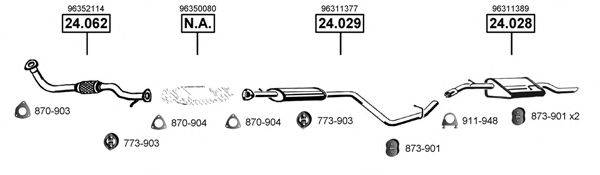 ASMET DE241050 Система випуску ОГ