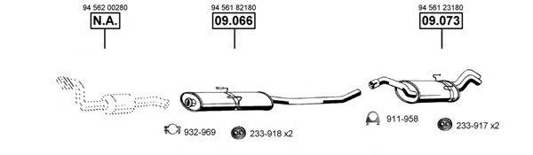 ASMET FI162860 Система випуску ОГ