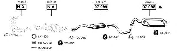 ASMET FO070360 Система випуску ОГ