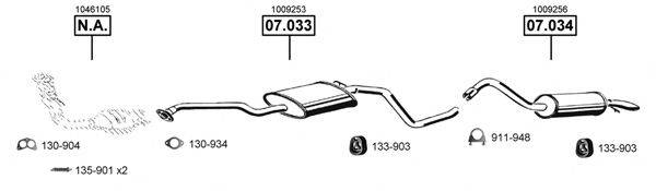 ASMET FO070945 Система випуску ОГ