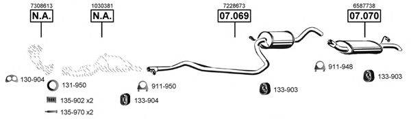 ASMET FO071085 Система випуску ОГ