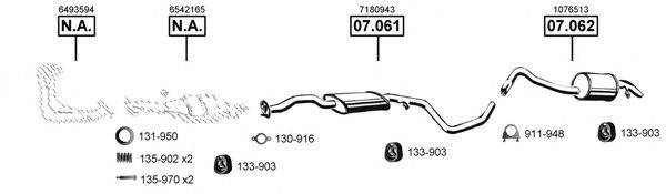 ASMET FO074095 Система випуску ОГ