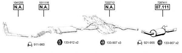 ASMET FO074555 Система випуску ОГ