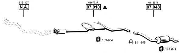 ASMET FO074925 Система випуску ОГ