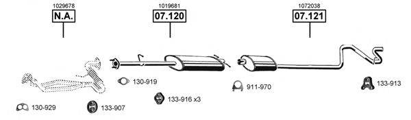 ASMET FO075510 Система випуску ОГ