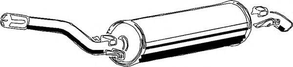 ASMET 01001 Глушник вихлопних газів кінцевий