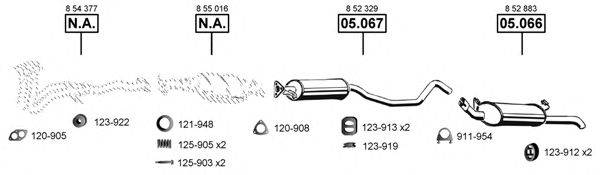 ASMET OP055045 Система випуску ОГ