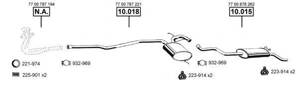 ASMET RE104170 Система випуску ОГ