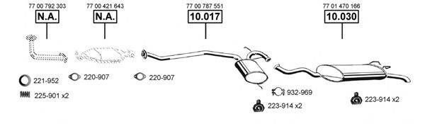 ASMET RE104200 Система випуску ОГ