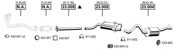 ASMET SA230935 Система випуску ОГ