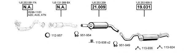 ASMET VA030550 Система випуску ОГ