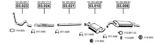 ASMET VA031405 Система випуску ОГ