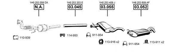 ASMET VA032110 Система випуску ОГ