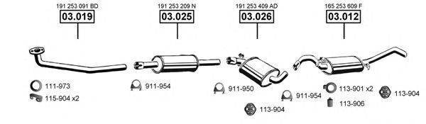 ASMET VA033140 Система випуску ОГ