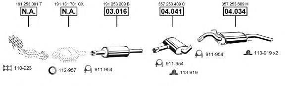 ASMET VA033980 Система випуску ОГ