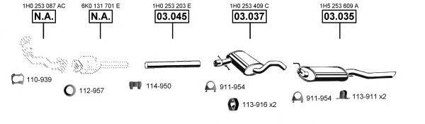 ASMET VA036730 Система випуску ОГ