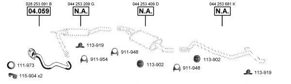 ASMET VA038400 Система випуску ОГ