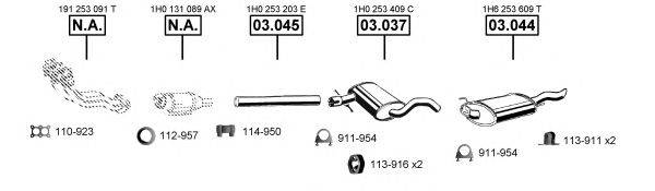 ASMET VA032000 Система випуску ОГ