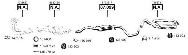 ASMET FO074100 Система випуску ОГ