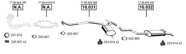 ASMET RE104210 Система випуску ОГ