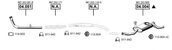 ASMET VA034590 Система випуску ОГ