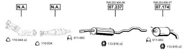 ASMET VA036120 Система випуску ОГ