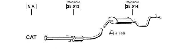 ASMET KI280040 Система випуску ОГ