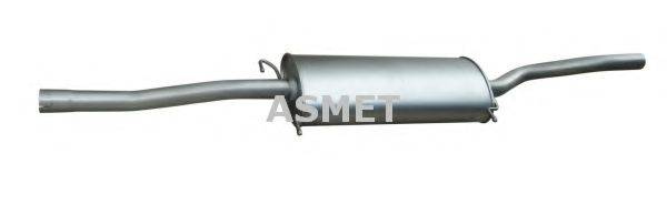 ASMET 01081 Середній глушник вихлопних газів