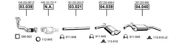 ASMET VA033990 Система випуску ОГ