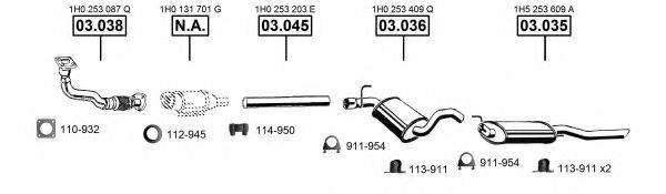 ASMET VA036585 Система випуску ОГ