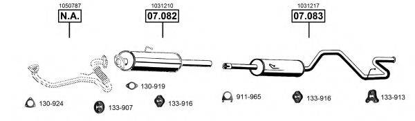 ASMET FO075245 Система випуску ОГ