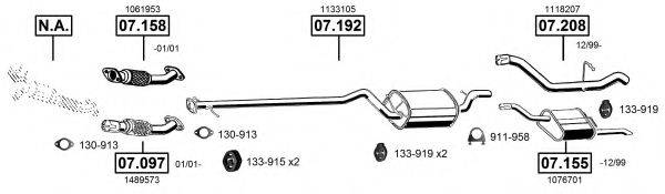 ASMET FO072705 Система випуску ОГ