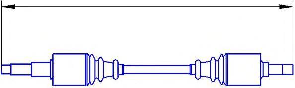 SERCORE 12570 Приводний вал