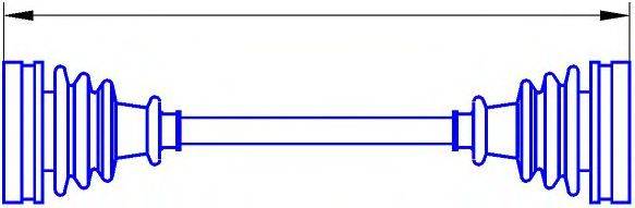 SERCORE 12580 Приводний вал