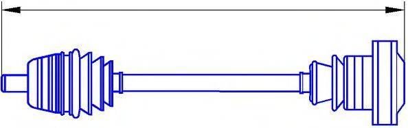 SERCORE 12319 Приводний вал