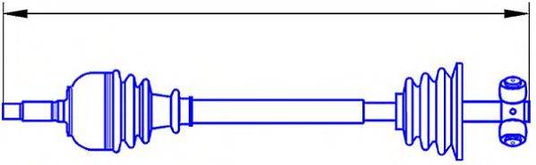 SERCORE 12820 Приводний вал
