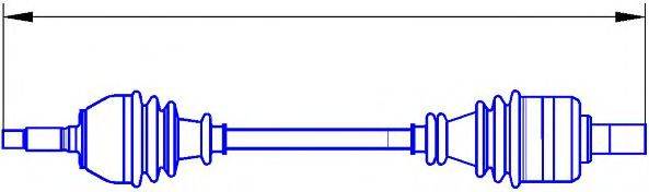 SERCORE 12019 Приводний вал